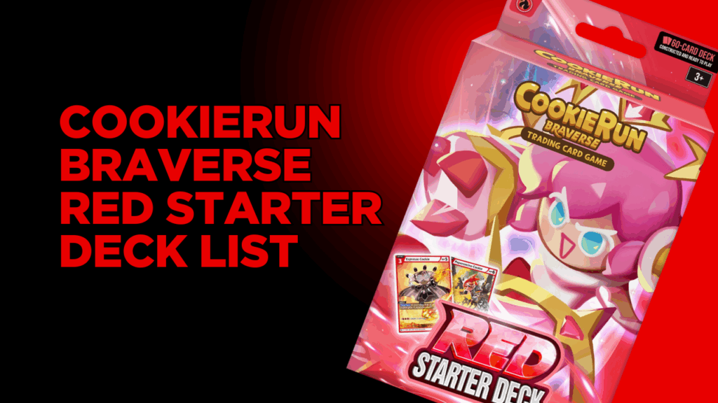 CookieRun Braverse Red Starter Deck List