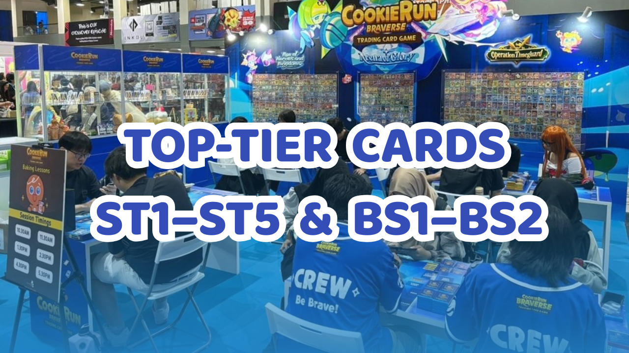 Top-Tier CookieRun Braverse Cards From ST1–ST5 & BS1–BS2