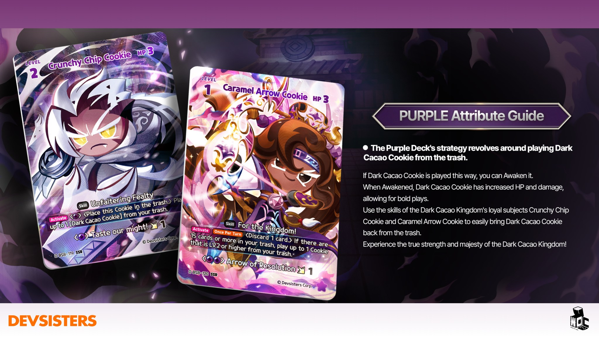 BS8 Purple Attribute Guide